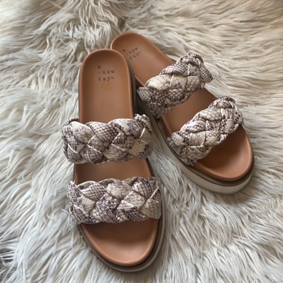 a new day Shoes - A New Day snake print sandals